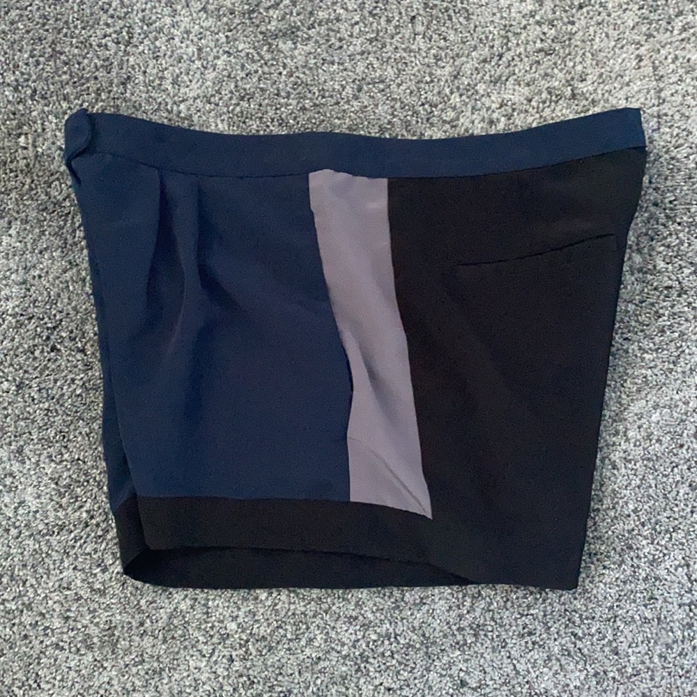 Bcbg Generation High Waisted Color Block Shorts - image 3